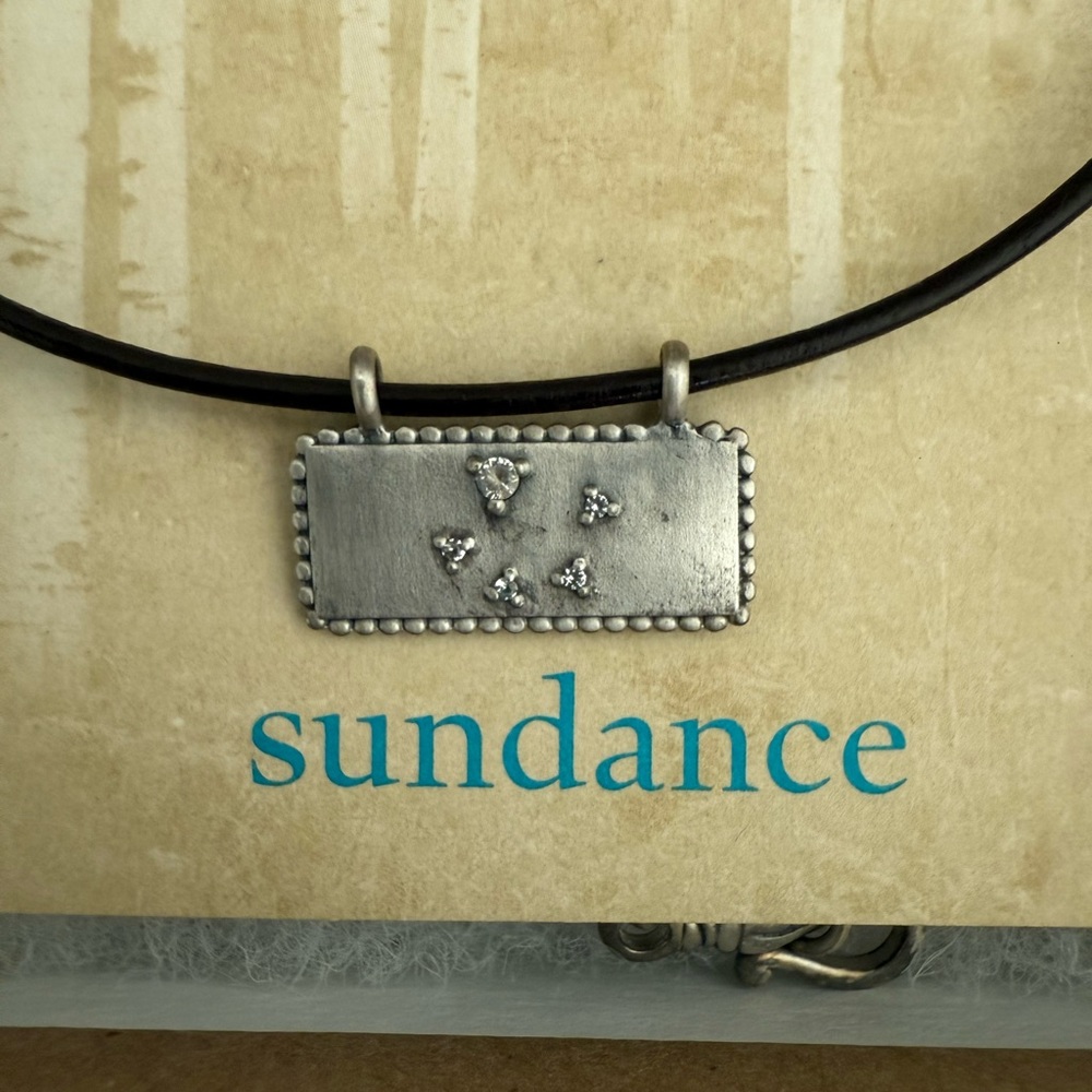 NEW! Sundance Silver zodiac (Libra) Pendant Necklace